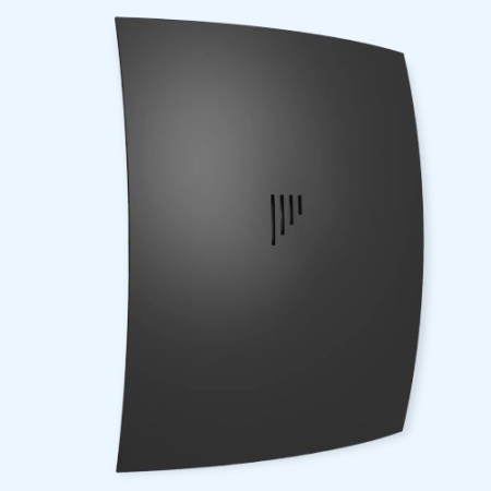 5C Matt black Breeze DICITI Вентилятор накладной D125 обр.клапан